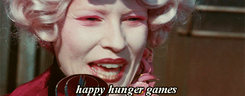 Afbeeldingsresultaat voor happy hunger games gif